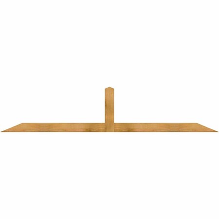 Ekena Millwork Portland Rough Sawn Timber Gable Bracket, Western Red Cedar, 96"W x 20"H x 2"D x 4"F, 5/12 Pitch GBW096X20X0204POR00RWR